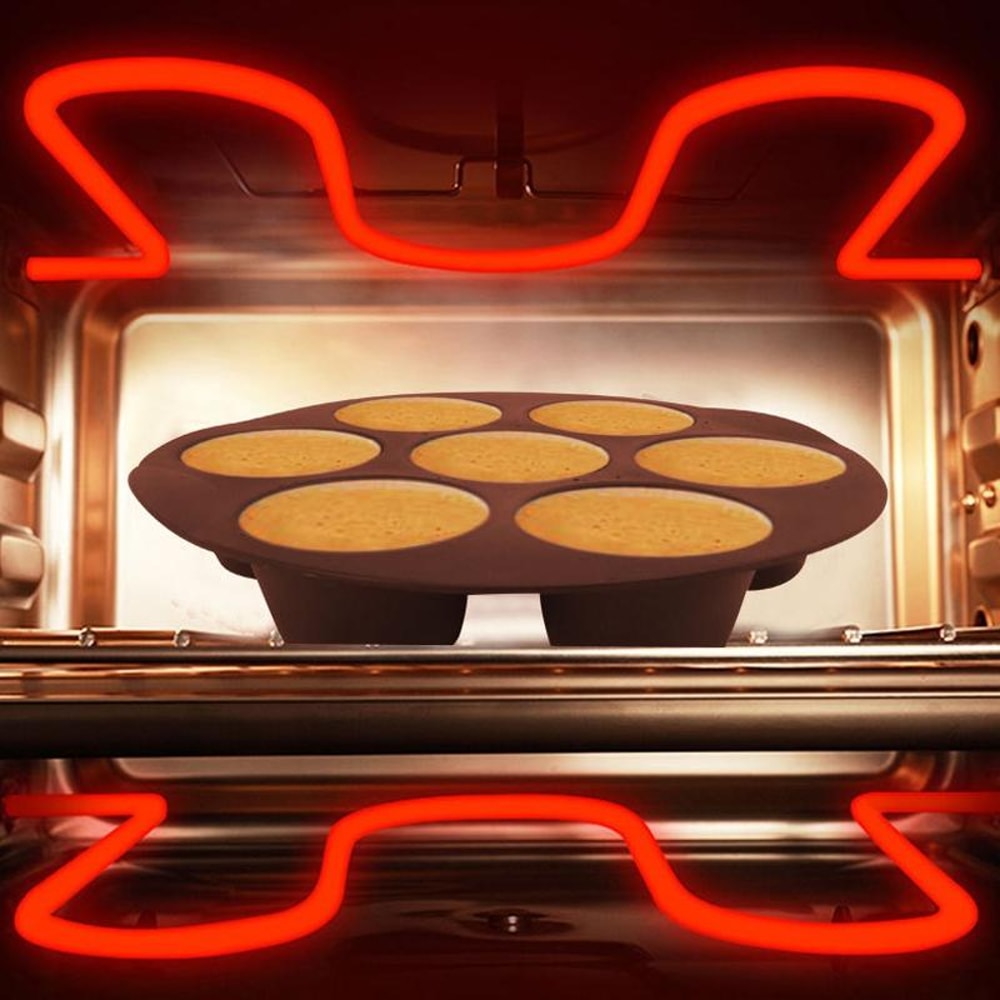 Reusable Silicone Air Fryer Cake Cups Nonstick Baking Liners for Cupcakes Muffins