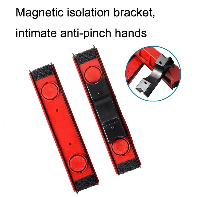 Double-Sided Magnetic Window Cleaner for High-Rise Glass Safe Streak-Free Cleaning Tool