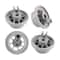 4pcs Dishwasher Rack Wheels Replacement For Bosch Siemens Neff Smooth Glide Lower Basket Rollers 1