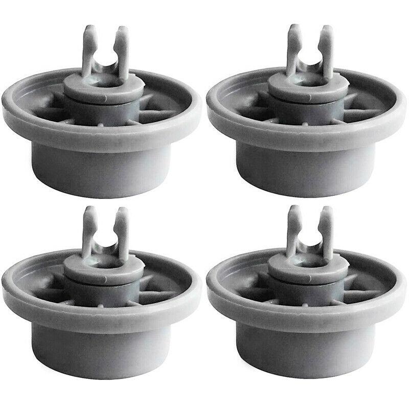 4pcs Dishwasher Rack Wheels Replacement For Bosch Siemens Neff Smooth Glide Lower Basket Rollers 4