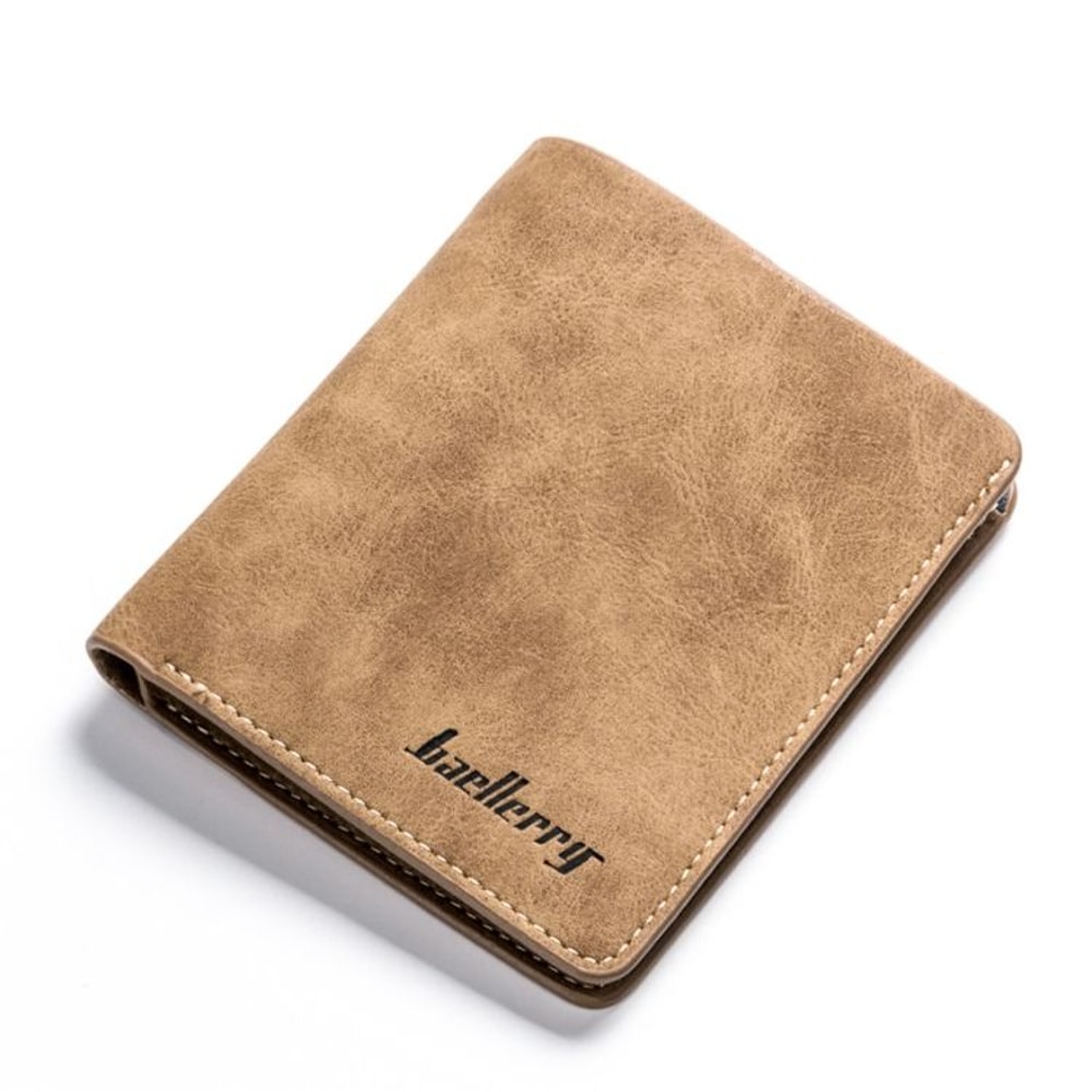 Vintage Frosted Bifold Leather Wallet For Men Slim Men Wallet RFID Style 8