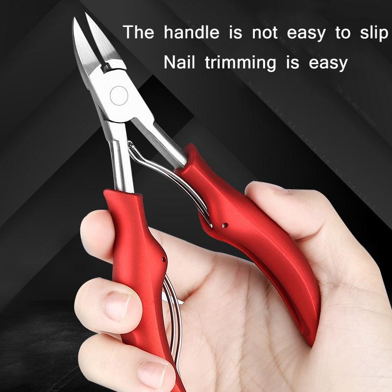 Precision Stainless Steel Ingrown Toenail Clippers Set For Thick Nails Cuticle Care 2