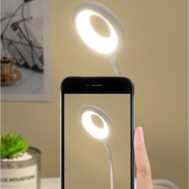 USB Portable LED Reading Light With Flexible Neck Eye Protection Clip Lamp 4