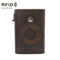 Anti Theft AirTag Wallet Slim RFID Card Holder Leather Magnetic Wallet For Men 9