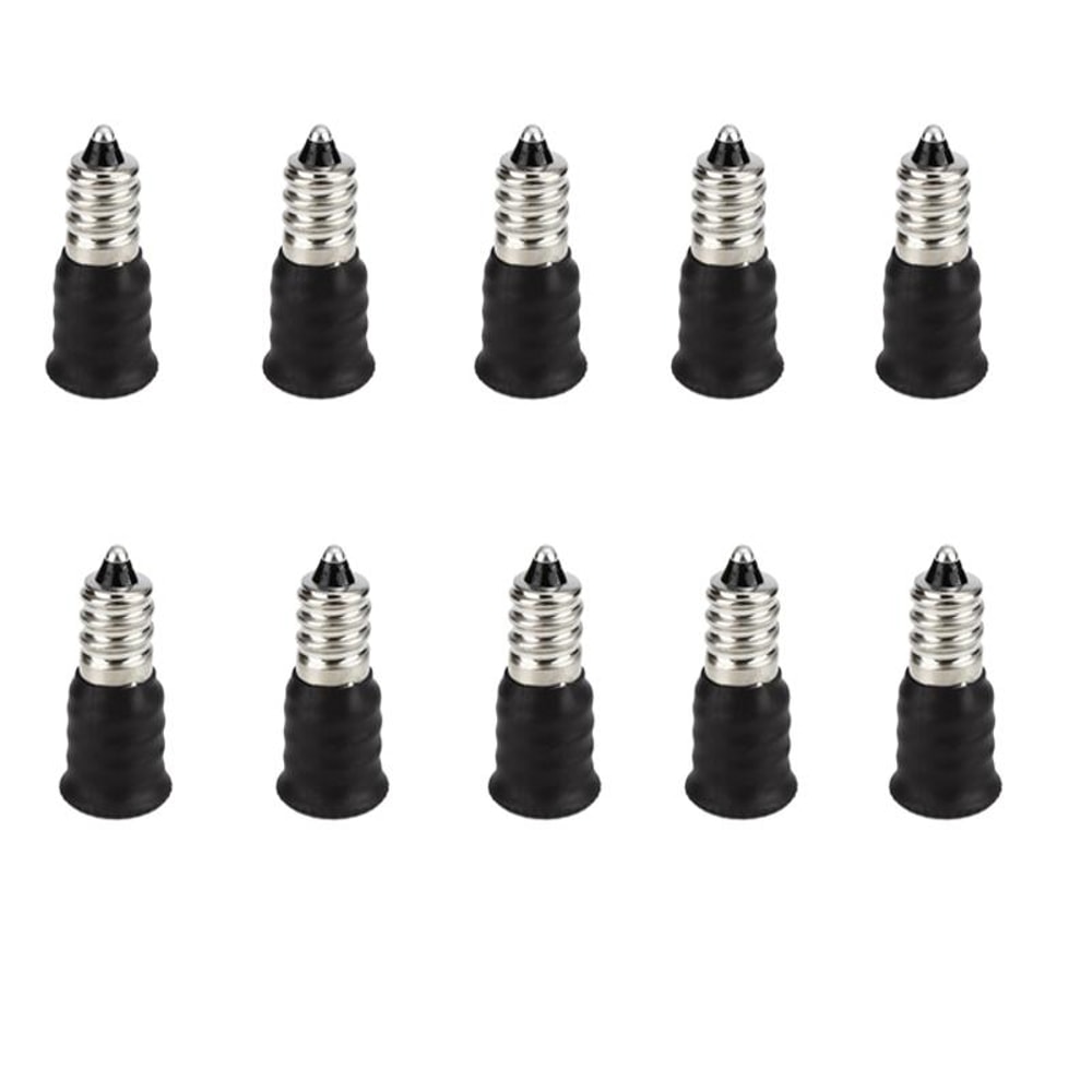 10pcs E12 To E14 Adapter Socket Converter For LED Bulbs Heat Resistant Lamp Socket Adapter 1