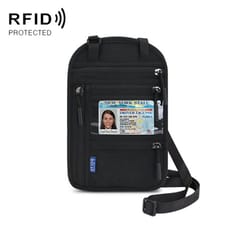 rfid blocking travel passport bag waterproof organizer crossbody wallet for documents