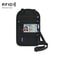 RFID Blocking Travel Passport Bag Waterproof Organizer Crossbody Wallet For Documents 0