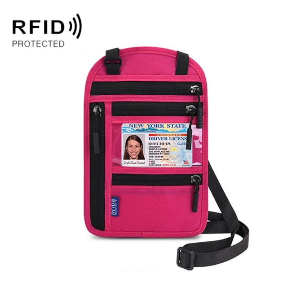 RFID Blocking Travel Passport Bag Waterproof Organizer Crossbody Wallet For Documents 4