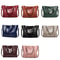 Vintage Oil Wax Leather Tote Handbag For Women Large Capacity Shoulder Bag 1