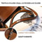 Vintage Oil Wax Leather Tote Handbag For Women Large Capacity Shoulder Bag 3