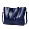 Vintage Oil Wax Leather Tote Handbag For Women Large Capacity Shoulder Bag 11