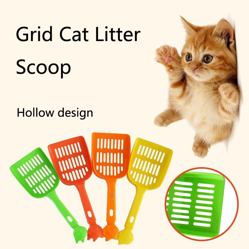 Ergonomic Cat Litter Scoop With Grid Design Durable Easy Clean Pet Cleaning Tool 1