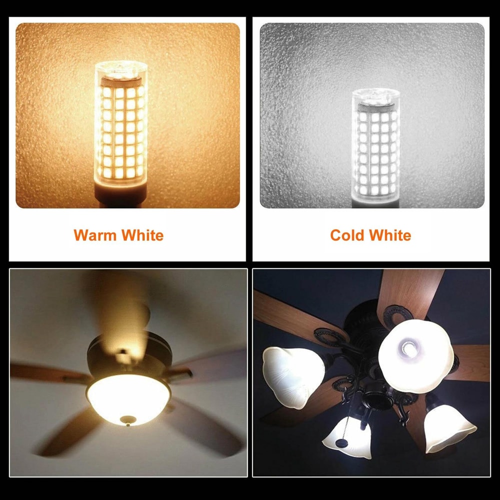 E17 LED Corn Light Bulb 102 LEDs Daylight Energy Saving Lamp 4