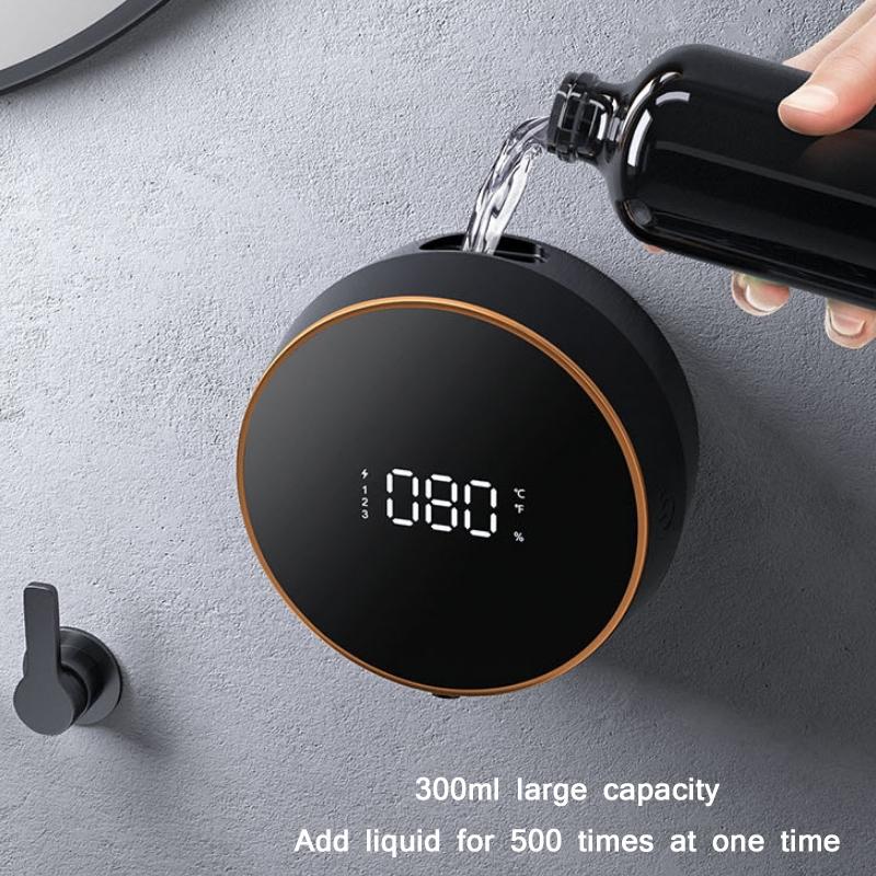 Smart Touchless Wall Mounted Soap Dispenser With Infrared Sensor USB Rechargeable 300ml 4