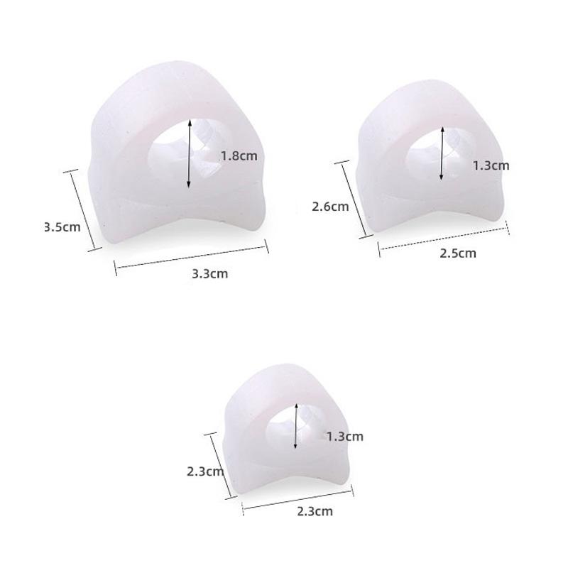 10 Pairs Soft Gel Toe Separators For Bunion Relief Toe Straightener Orthosis Cushion Set 1
