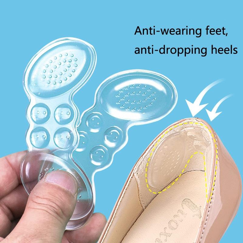 Invisible Gel Heel Grips Anti Slip Pads for Shoes 5 Pair
