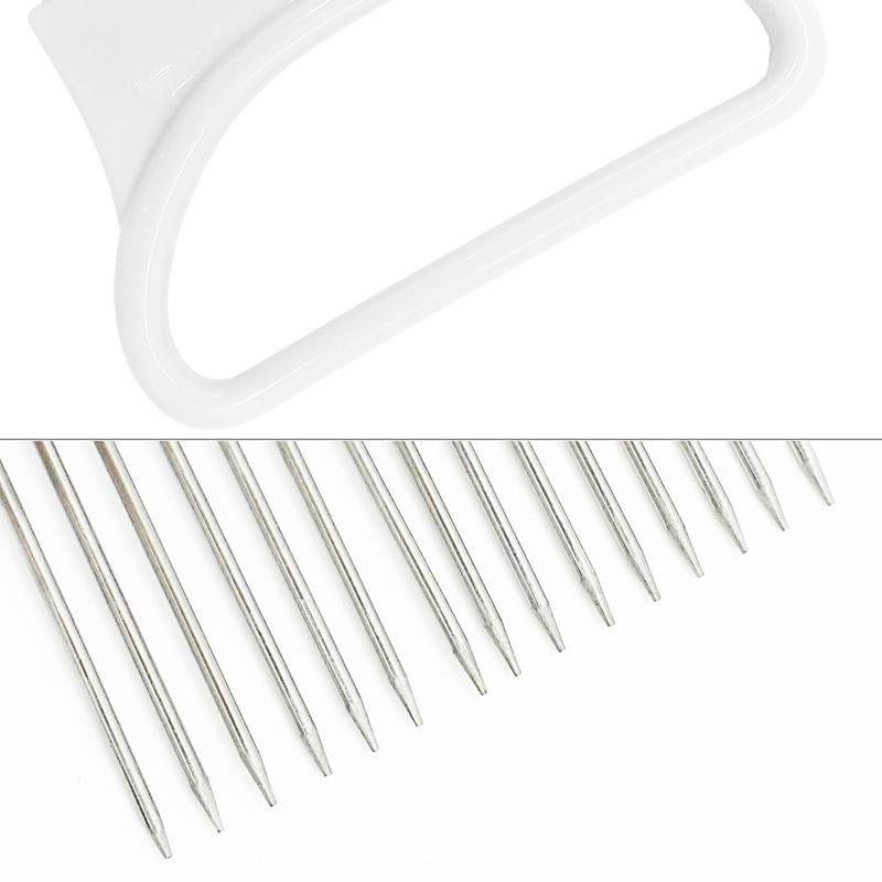 Stainless Steel Onion Holder For Slicing With Grip Handle Vegetable Cutting Holder Tool 4