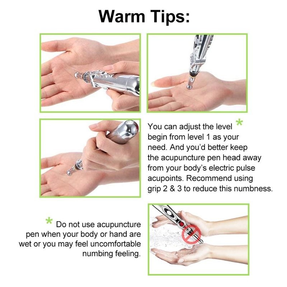 Smart Electronic Acupuncture Meridian Pen For Pain Relief Muscle Therapy 4