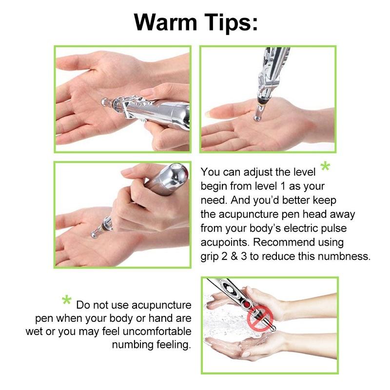 Smart Electronic Acupuncture Meridian Pen For Pain Relief Muscle Therapy 4