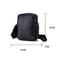 Men Genuine Leather Crossbody Bag Compact First Layer Cowhide Shoulder Travel Pouch 2