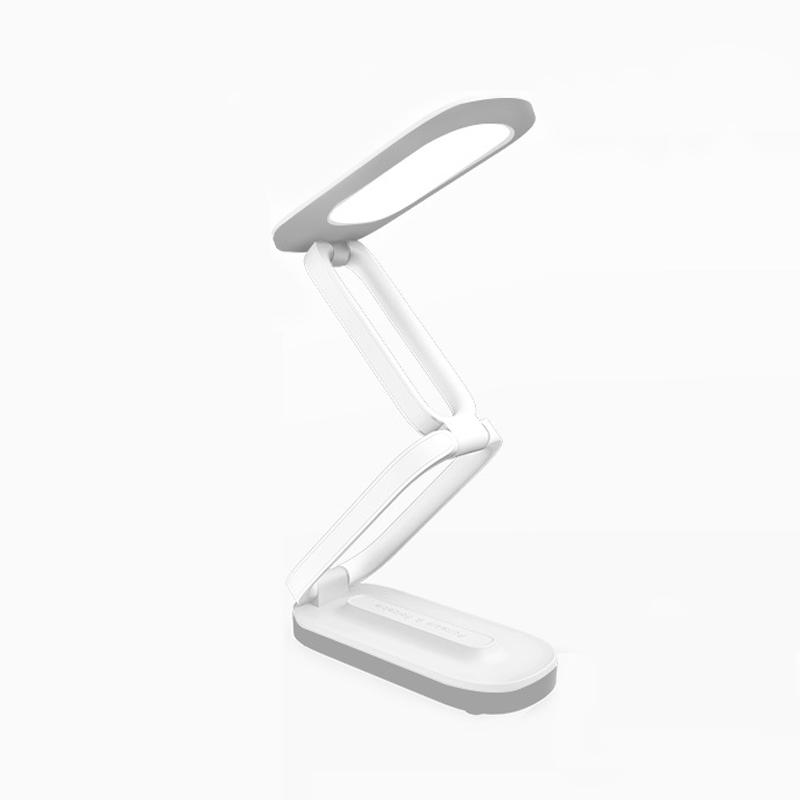 LED Desk Lamp USB Rechargeable Foldable Reading Light With 3 Brightness Levels 6