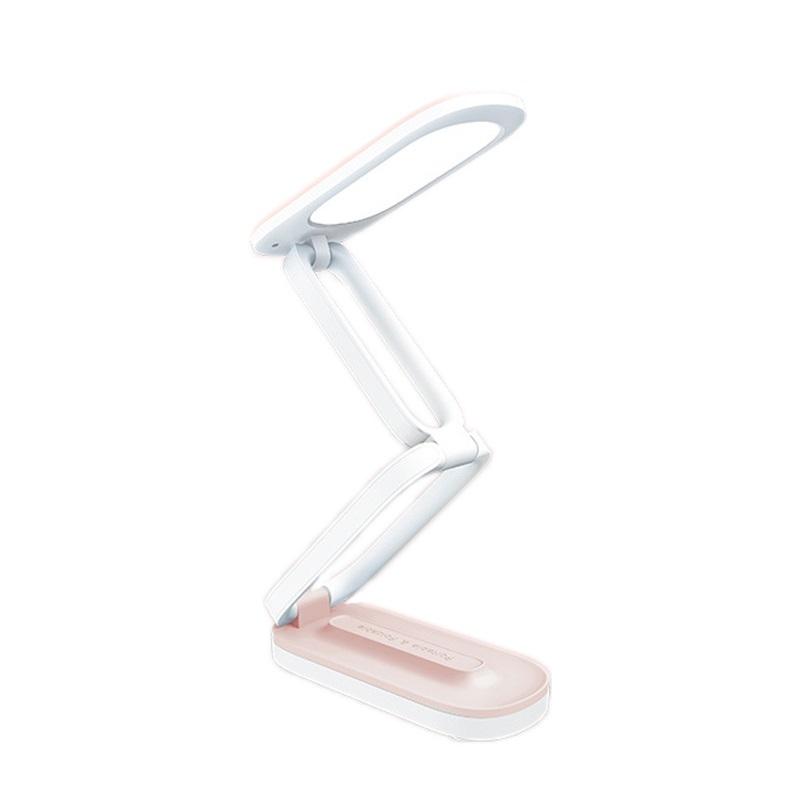 LED Desk Lamp USB Rechargeable Foldable Reading Light With 3 Brightness Levels 8