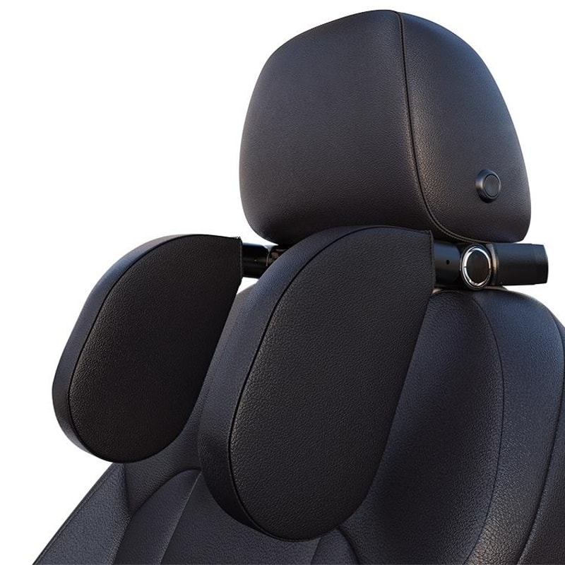 Ergonomic Memory Foam Car Neck Rest Pillow With Phone Holder Hook 0