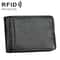 Slim RFID Blocking Wallet Crazy Horse Leather Mini Card Holder For Men And Women 0