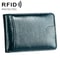 Slim RFID Blocking Wallet Crazy Horse Leather Mini Card Holder For Men And Women 10