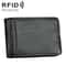 Slim RFID Blocking Wallet Crazy Horse Leather Mini Card Holder For Men And Women 8
