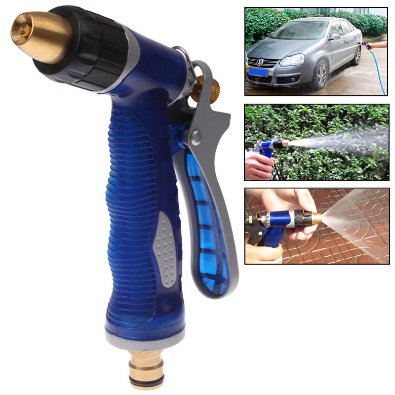 High Pressure Hose Nozzle Copper Spray Gun for Car Wash & Garden Cleaning