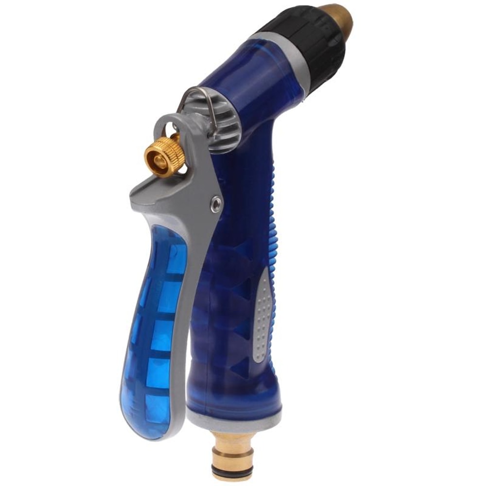 High Pressure Hose Nozzle Copper Spray Gun for Car Wash & Garden Cleaning