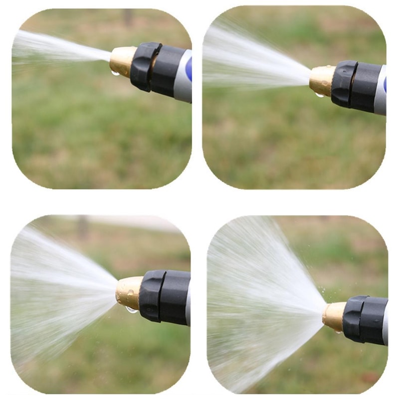 High Pressure Hose Nozzle Copper Spray Gun for Car Wash & Garden Cleaning