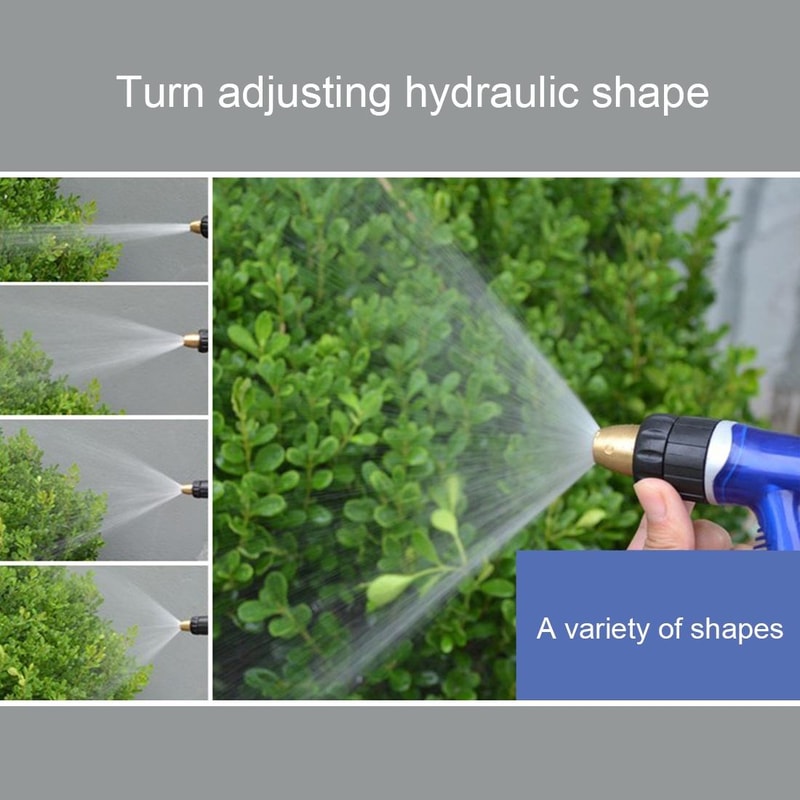 High Pressure Hose Nozzle Copper Spray Gun for Car Wash & Garden Cleaning