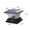 Solar Garden Light Waterproof LED Column Lamp For Outdoor Fence And Pathway Lighting 2