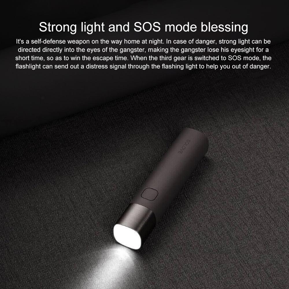 Rechargeable LED Flashlight Power Bank Portable Camping Bike Light 8