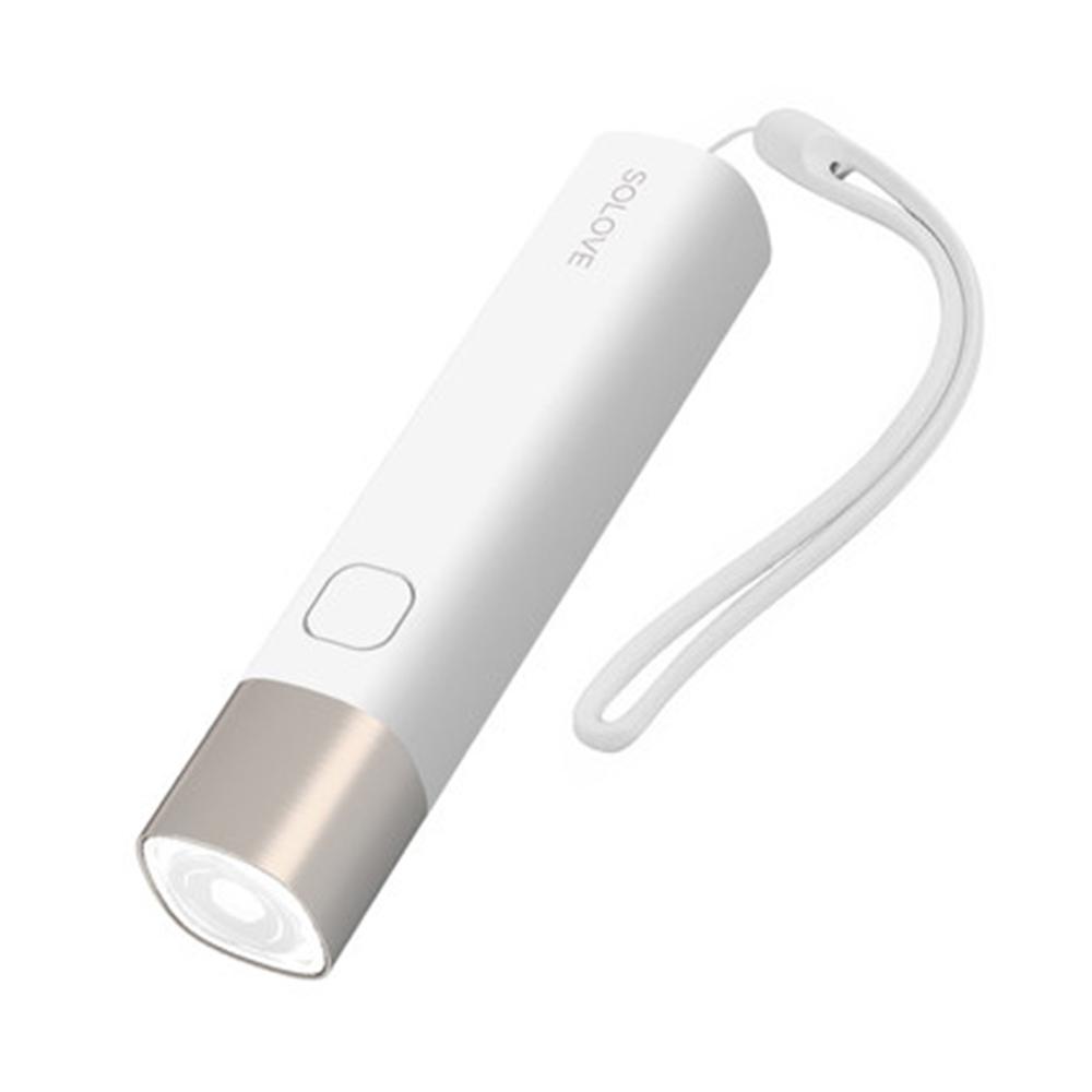 Rechargeable LED Flashlight Power Bank Portable Camping Bike Light
