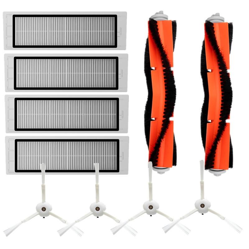10 in 1 Roborock replacement kit with main brush, side brushes & HEPA filters for Xiaomi robot vacuums