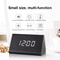 Luminous Wooden Digital Alarm Clock With Voice Control Temperature Display 2