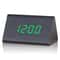 Luminous Wooden Digital Alarm Clock with Voice Control & Temperature Display