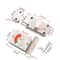 Stainless Steel Toilet Indicator Lock Red Green Bathroom Door Lock With Privacy Handle 2
