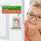 Stainless Steel Toilet Indicator Lock Red Green Bathroom Door Lock With Privacy Handle 4