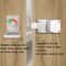 Stainless Steel Toilet Indicator Lock Red Green Bathroom Door Lock With Privacy Handle 7