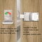 Stainless Steel Toilet Indicator Lock Red Green Bathroom Door Lock With Privacy Handle 7