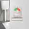 Stainless Steel Toilet Indicator Lock Red Green Bathroom Door Lock With Privacy Handle 8