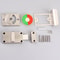 Stainless Steel Toilet Indicator Lock Red Green Bathroom Door Lock With Privacy Handle 9