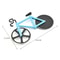Bicycle Pizza Cutter Wheel Stainless Steel pizza cutter Kitchen Tool Random Color
