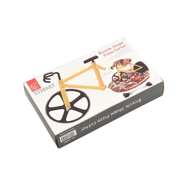 Bicycle Pizza Cutter Wheel Stainless Steel pizza cutter Kitchen Tool Random Color