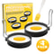 Non Stick Egg Ring Mold With Foldable Handle For Perfect Omelettes And Pancakes 7