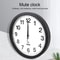 12 Inch Smart WiFi Wall Clock With Auto Time Sync Silent Modern Minimalist Clock 6